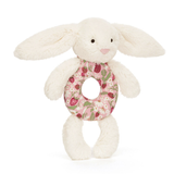 Jellycat - Blossom Cream Bunny 'Berry' Ring Rattle