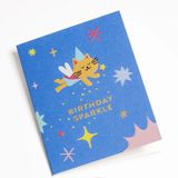 Lagom Design - Mini Card - Fairy Cat Sparkles
