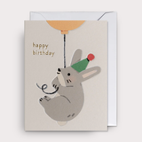 Lagom Design - Mini Card - Happy Birthday Bunny