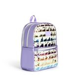 State Bags - Kane Double Pocket Backpack - Lilac Quilted Sequins
