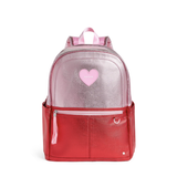 State Bags - Kane Double Pocket Backpack - Pink/Red Colorblock