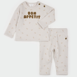 Petit Lem - Bon Appétit Double Jersey Outfit Set