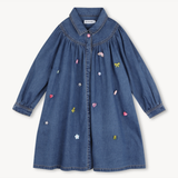BillieBlush - Denim Dress - Stone