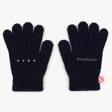 BillieBlush - Rhinestone Gloves - Navy