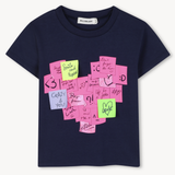 Billie Blush - Post It Note - Graphic SS Tshirt