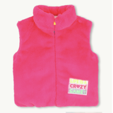 Billie Blush - Faux Fur Vest - Pink
