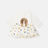 Stella McCartney - Baby Girl Fleece Dress - Stars Tulle