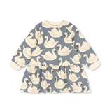 Konges Sløjd - Loupy Print - Sweat Dress Got - Swan