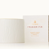 Thymes -Frasier Fir Gilded Ceramic Poured Candle (Petite)