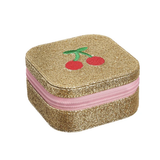 Rockahula -  Cherry Dreams Glitter Square Jewellery Box