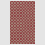 Maileg - Gift Wrap - Checker - Powder/Red - 10m