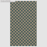 Maileg - Gift Wrap - Checker - Petrol - 10m
