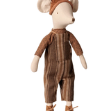 Maileg - Medium Overall & Sweater Mouse