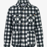 Appaman - Black&White Plaid Snow Fleece Shirt