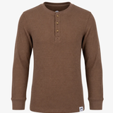 Appaman - Craftsman Thermal Henley - Brown
