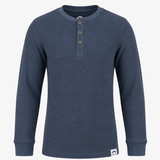 Appaman - Craftsman Thermal Henley - Washed Indigo