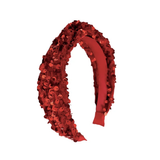Rockahula - Sequin Velvet Headband - Red