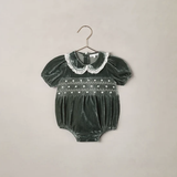 Noralee - Elizabeth Romper Green
