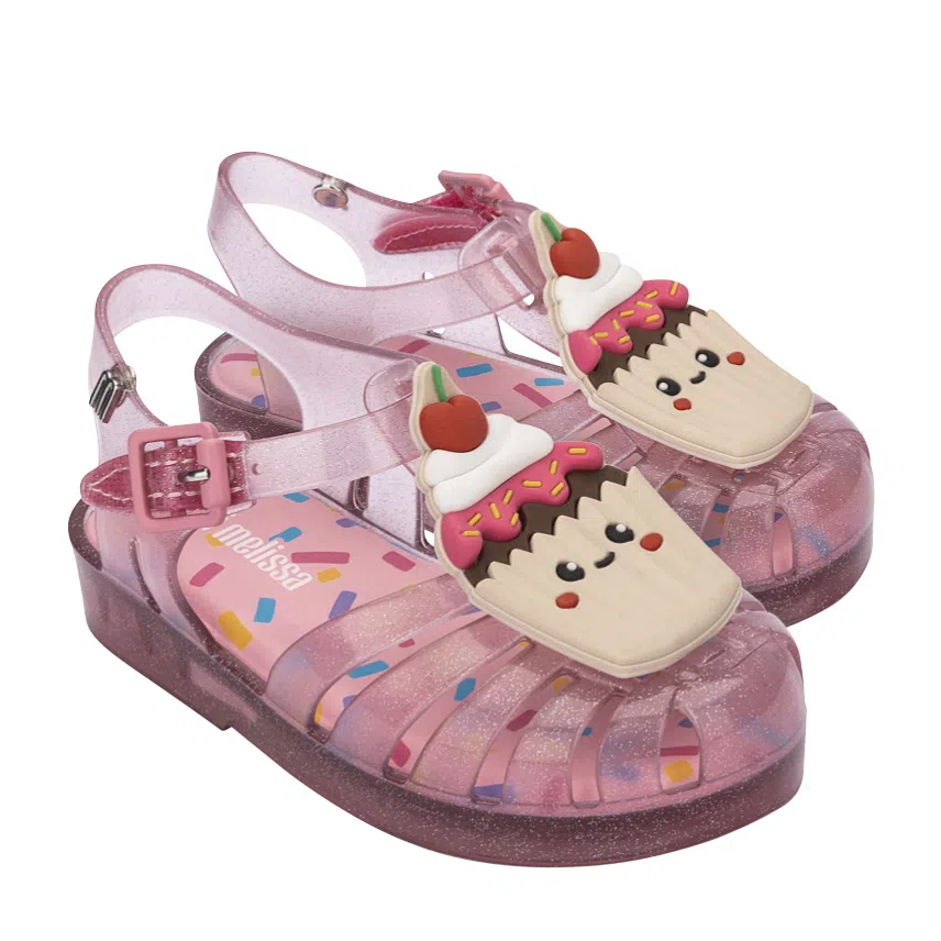 Mini Melissa - Possession Candy Sandal - Clear Pink