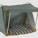 Maileg - Happy Camper Tent - Blue Stripe