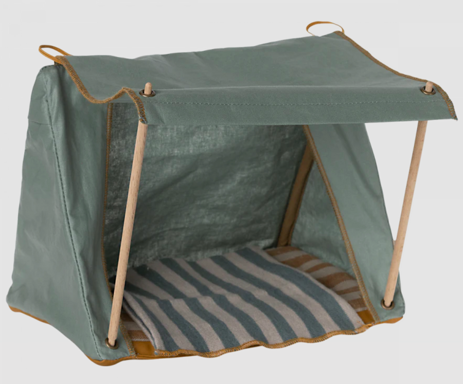 Maileg - Happy Camper Tent - Blue Stripe