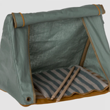 Maileg - Happy Camper Tent - Blue Stripe