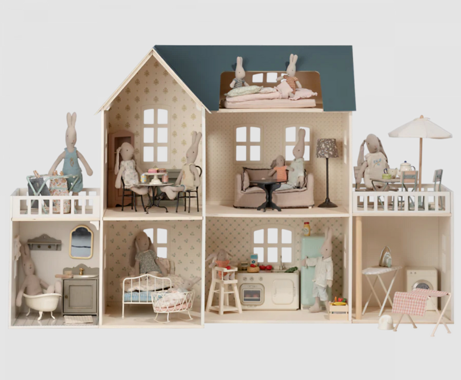 Maileg - House of Miniature Dollhouse - with Wallpaper
