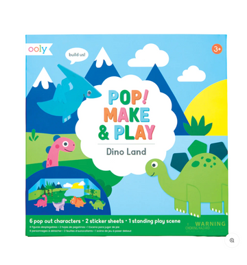 Ooly - Pop! Make & Play - Dinoland