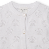 Carrement Beau - Openwork Seashell Cardigan - White