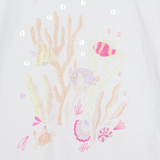 Carrement Beau - Short Sleeve Coral Graphic Tee