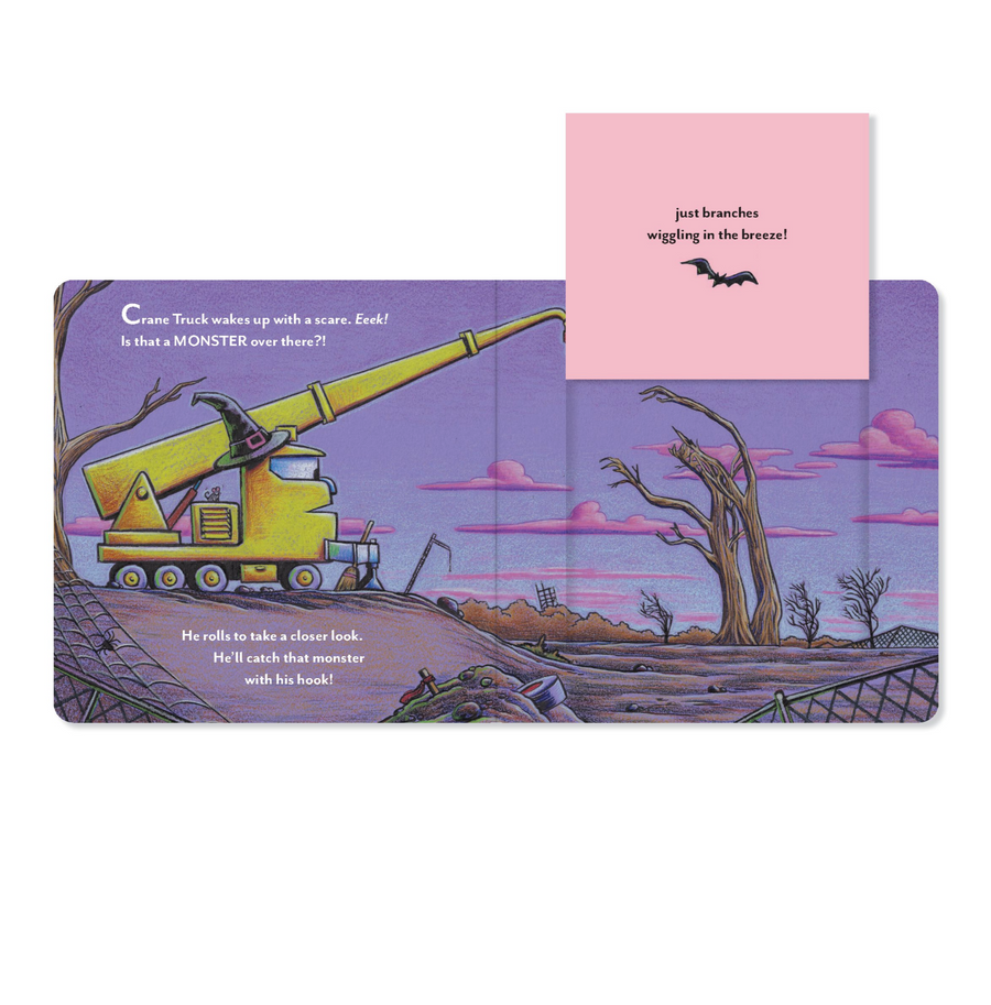 Construction Site Gets a Fright! A Halloween Lift-the-Flap Book - Sherri Duskey Rinker