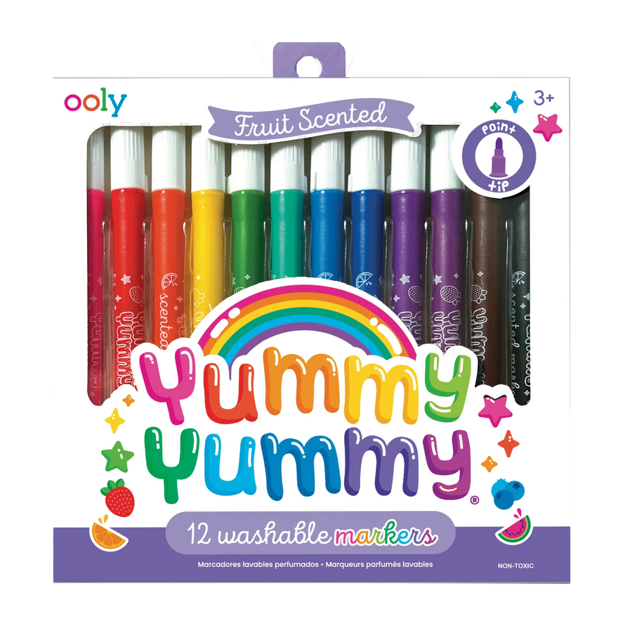 Ooly - Yummy Yummy Scented Markers - Set of 12