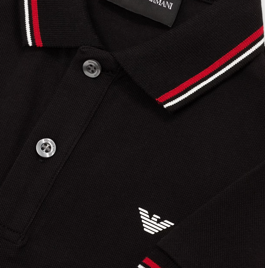 Emporio Armani - Essential Polo Shirt - Black