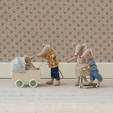 Maileg - Pram with Baby Mouse - Mint