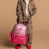 State Bags - Kane Mini Backpack - Pink/Hot Pink Colourblock