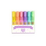 Djeco - 6 mini pastel Highlighters