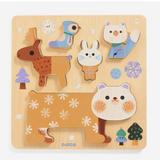 Djeco - Wooden Puzzle - WoodyStack - 5 pcs