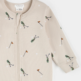 Petit Lem - Golf Caddy Print on Sand Ribbed Sleeper