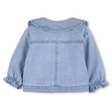 Billie Blush - Collared Denim jacket - Bleach