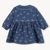 BillieBlush - Denim Dress - Bow Print
