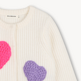 BillieBlush - Knitted cardigan - Heart