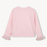 BillieBlush - Long sleeve t-shirt - Mesh Ruffle Cuffs - Pink