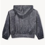 BillieBlush -Embellished Velvet - Zip Up Sweatshirt