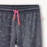 BillieBlush - Embellished Velvet Joggers