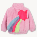 Billie Blush - Faux Fur Coat - Pink