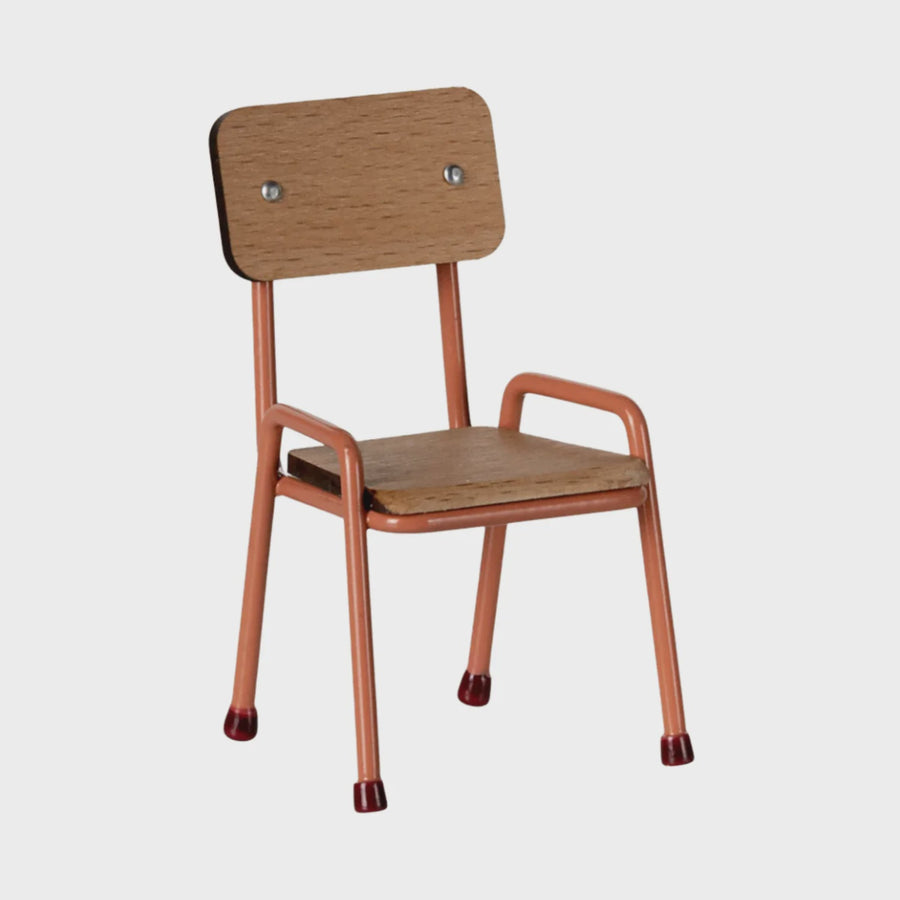 Maileg - Chair, Mouse - Coral