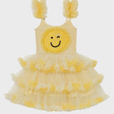 Tutu du Monde - Smiley Tutu Dress - Yellow