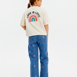 The New - Jutta Oversize Tee - White Swan