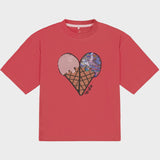 The New - Jemma Oversized Tee - Geranium