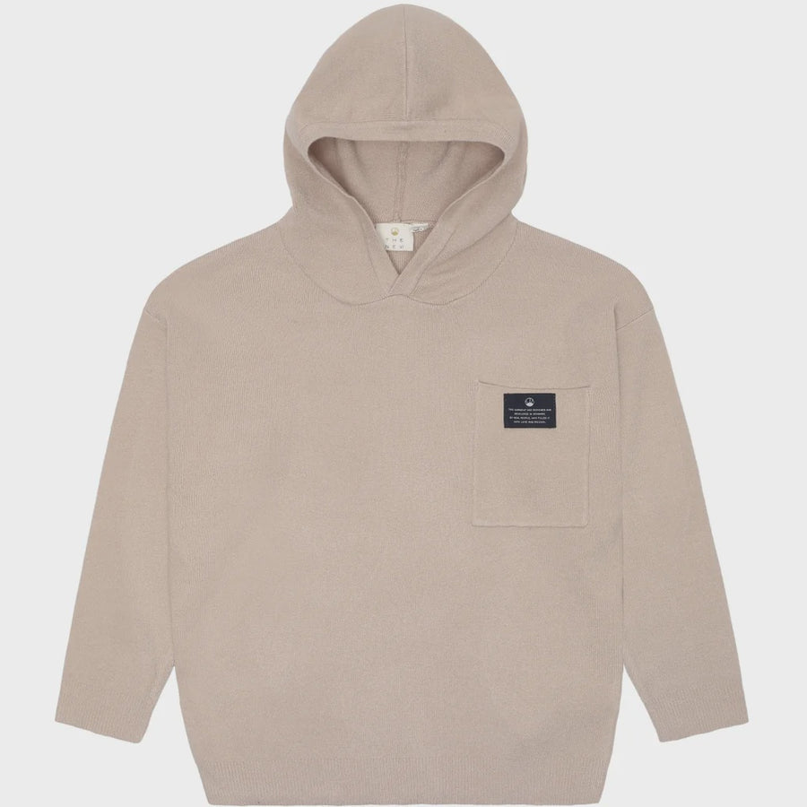 The New - Larouse Knit Hoodie - Oatmeal